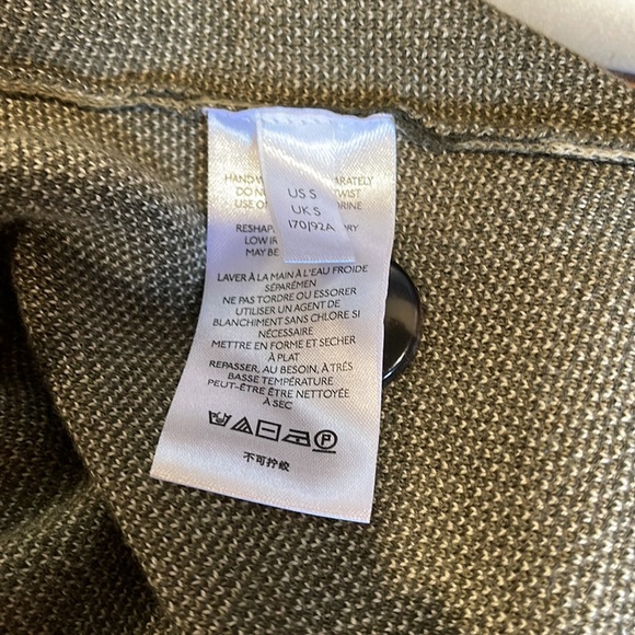 Anthropologie Maeve Kieran Camo Sweater Coat size small - Picture 8 of 10